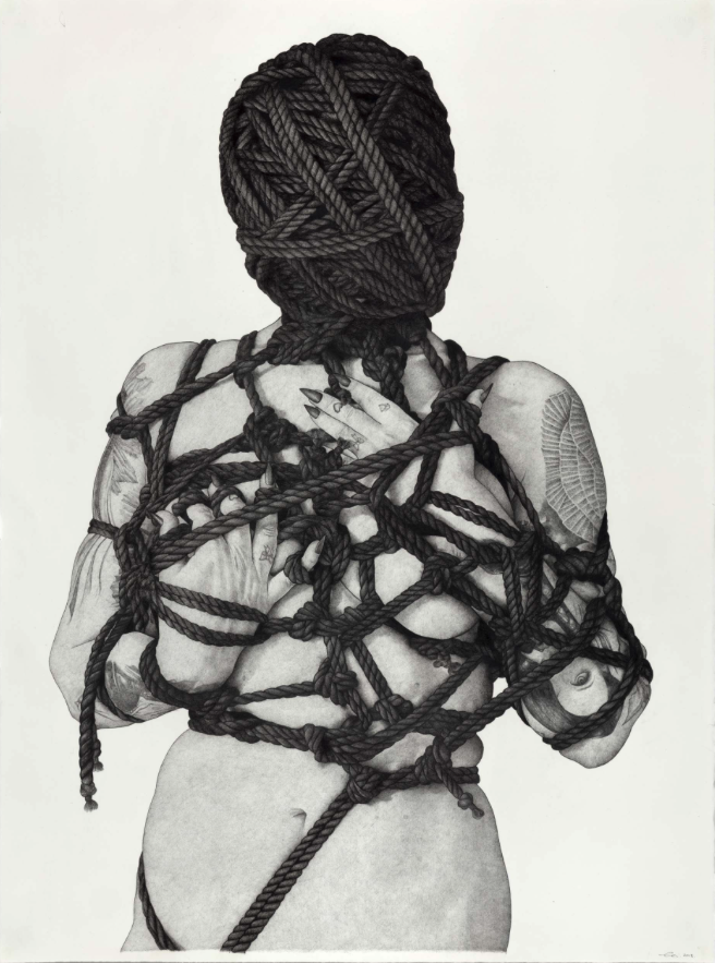 Lily Mae Martin, Beloved - ink on paper 76 x 56cm, 2019.