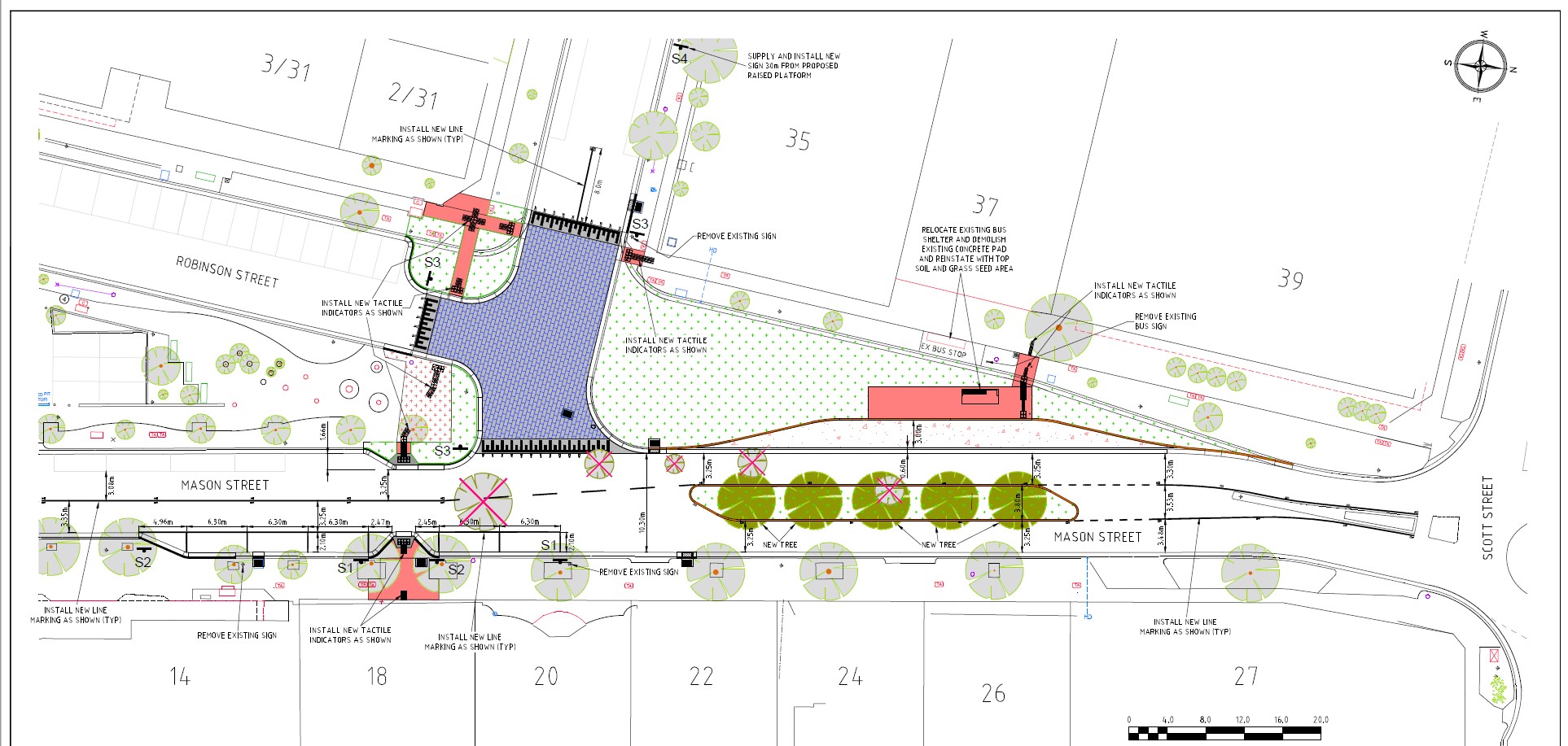 Layout plan of works 