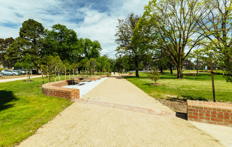 pathway in a park