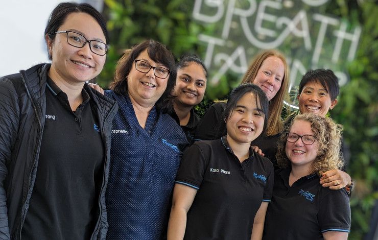 Staff at the Foot Clinic