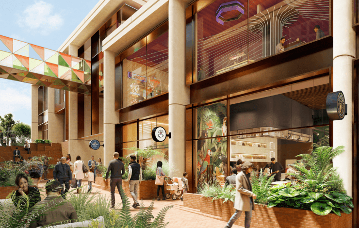 This is an artist’s impression of the development.