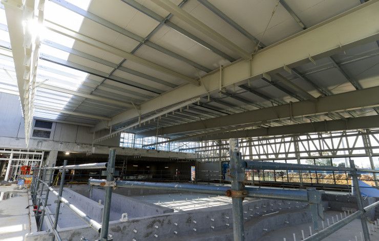 Roof over Oasis Aquatics and Wellbeing