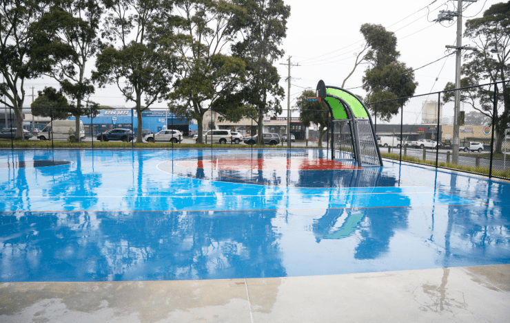 Greaves Reserve basketball court