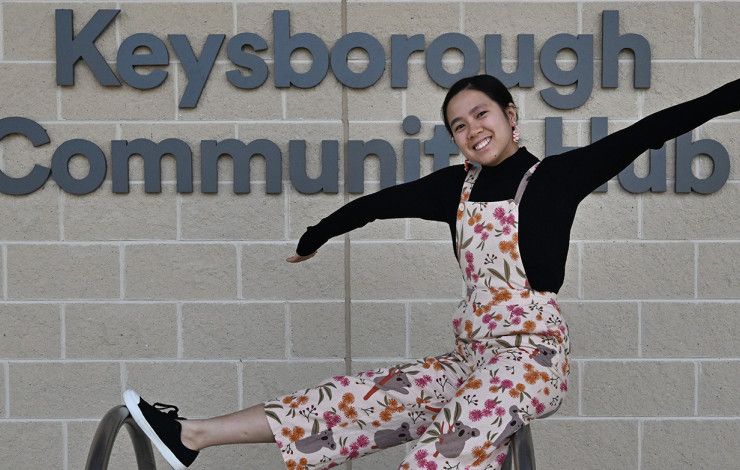 Cr Do at the Keysborough Community Hub