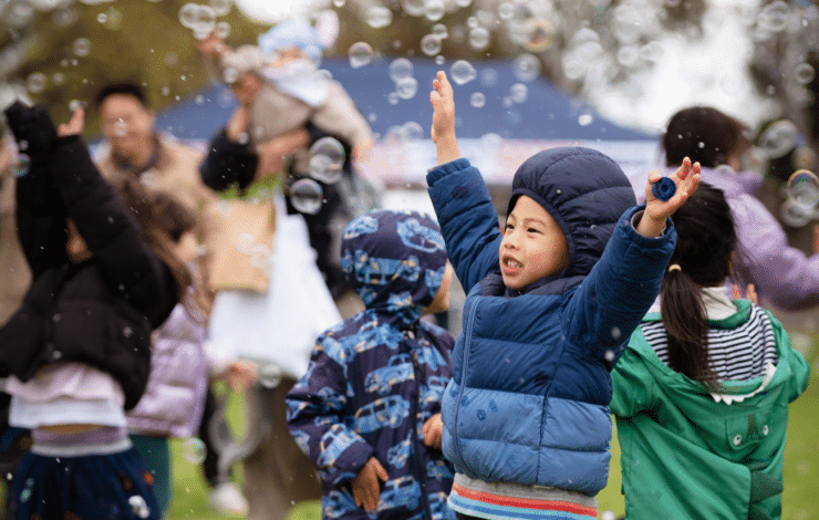 Children at Noble Park Family Fun Day