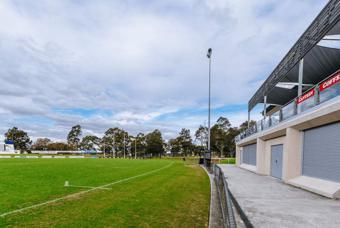 AFL field and pavillion