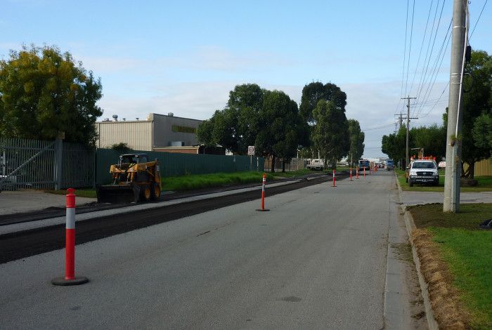 local road works