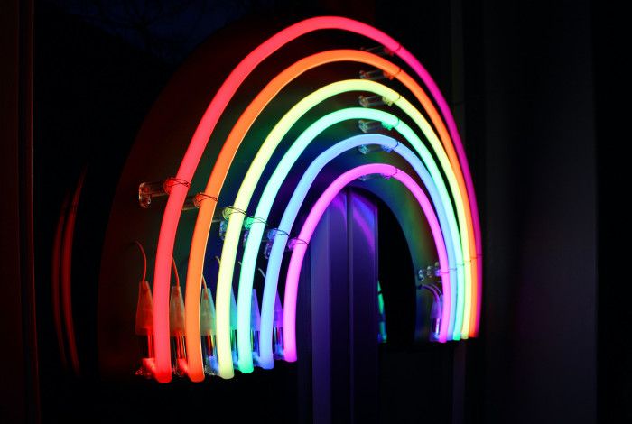 Neon rainbow