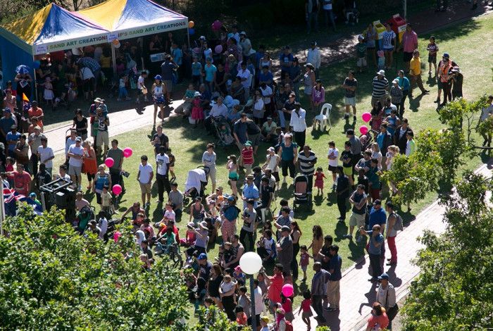 Australia Day event in Dandenong Park