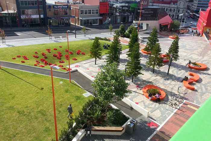 Harmony Square Aerial view