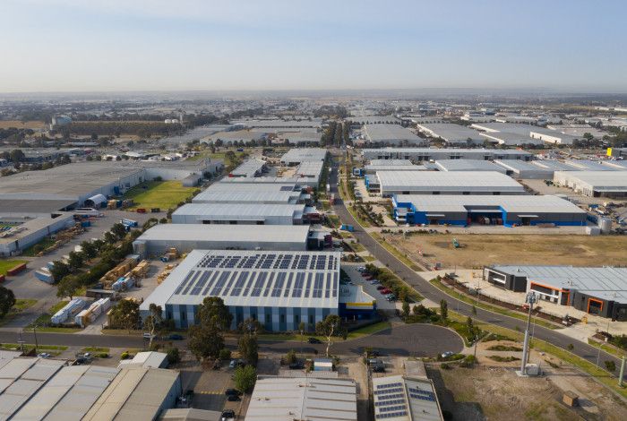 Dandenong South Industrial area aerials