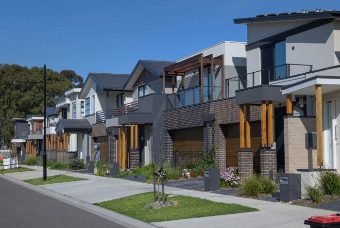 houses in a local housing estate