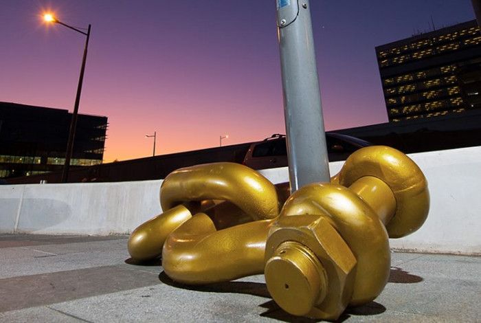 Gold Chain Public Art