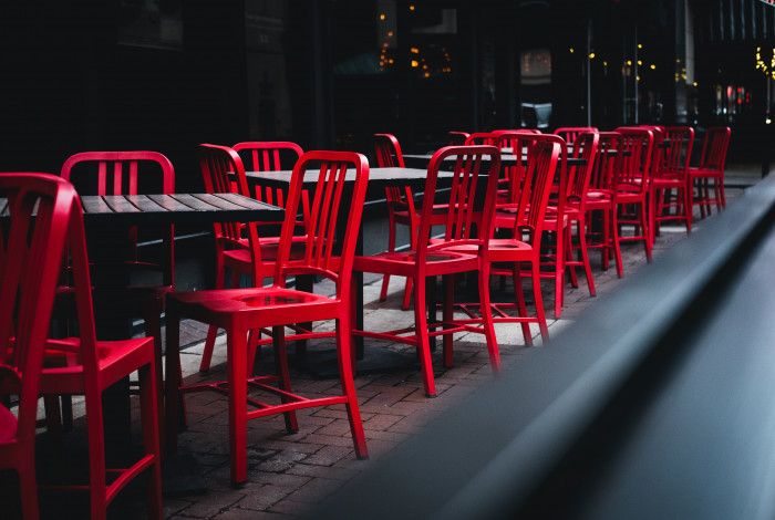 outdoor chairs and tables