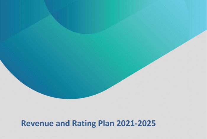 Cover image of Revenue and Rating Plan 2021-25