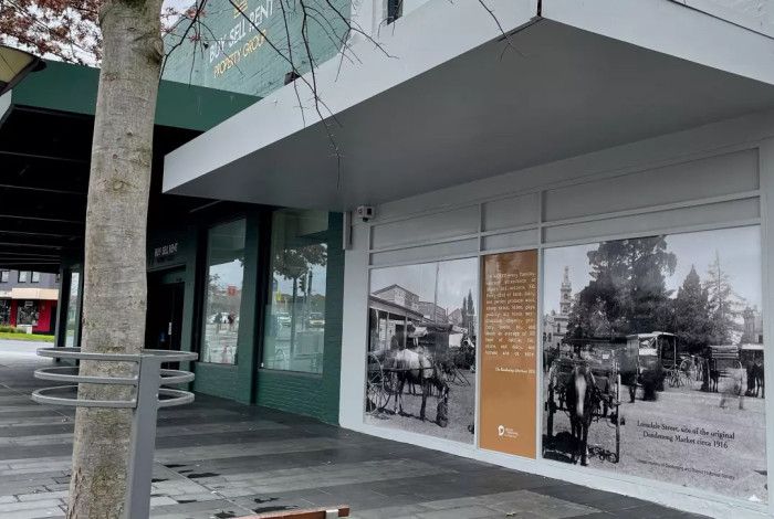 Lonsdale Street Shop Window Façade