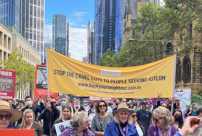 Rally to stop the cruel cuts to people seeking asylum