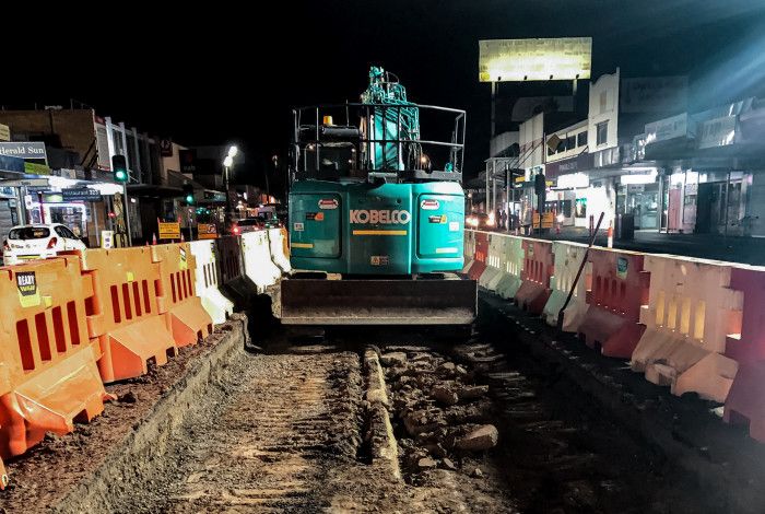 Springvale Boulevard project road works