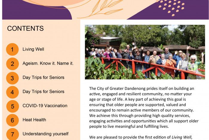Living Well - Positive Ageing in Greater Dandenong December Edition