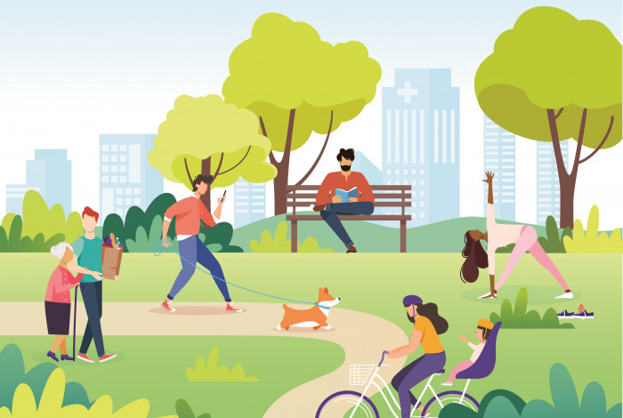 People in the park