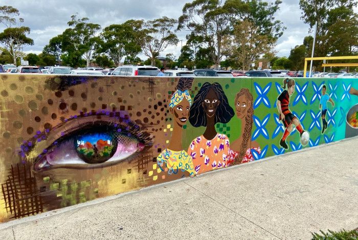 Greater Dandenong. My Place. My Community. Art Mural