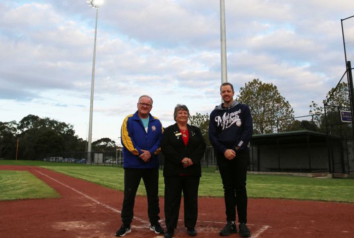 David Ashwood, Councillor Angela Long and Nick Thompson