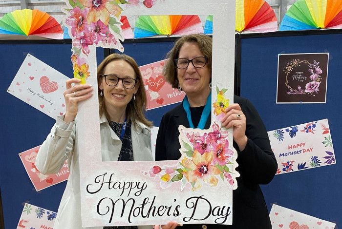 Principal Sherri Jenkins and Councillor Rhonda Garad