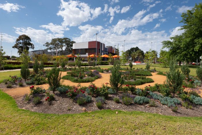 the gardens of the Hub