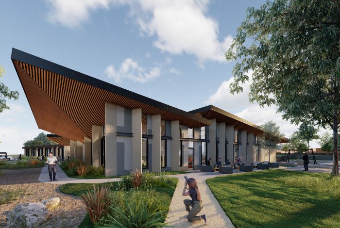 Artist impression of Keysborough South Community Hub 