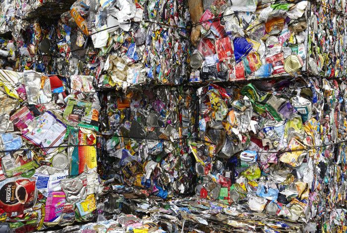 image of compacted rubbish