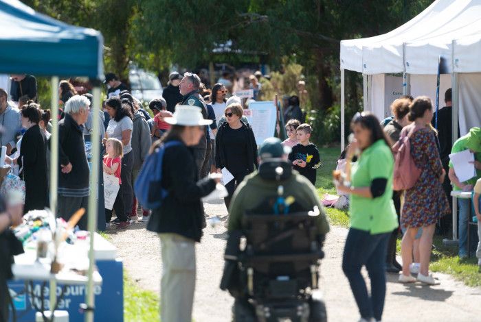 attendees at the festival 