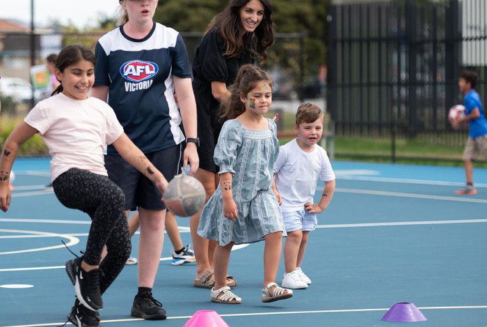 Kids playing sports