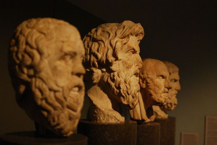 Sculptures of heads