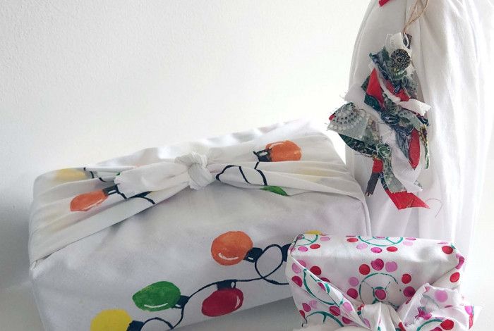 Cloth gift wrapping