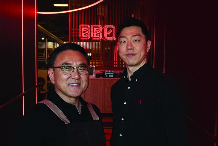 Two men from BBQ K