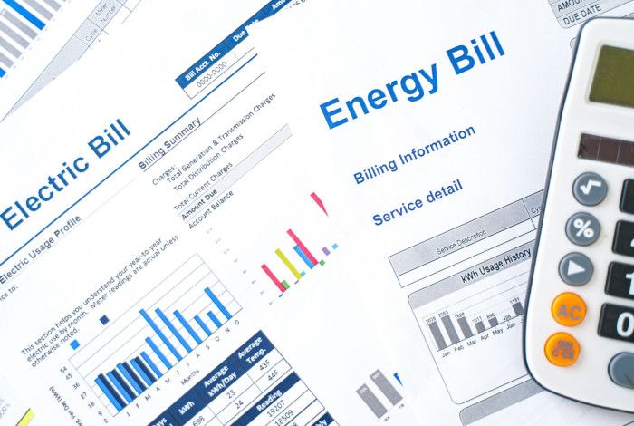 a pile of paper bills