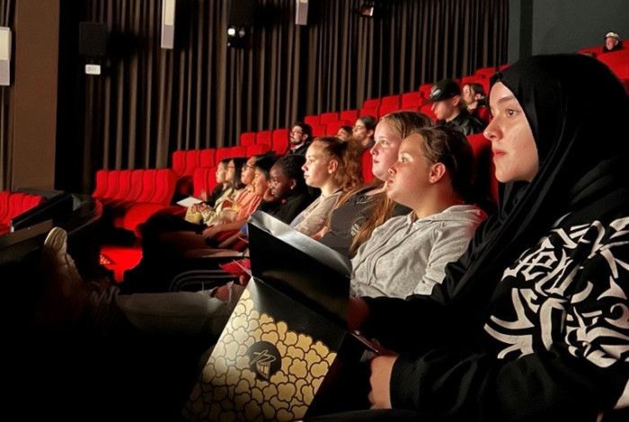 young people at the cinemas