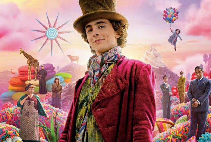 Willy Wonka film poster showing Willy Wonka in his top hat