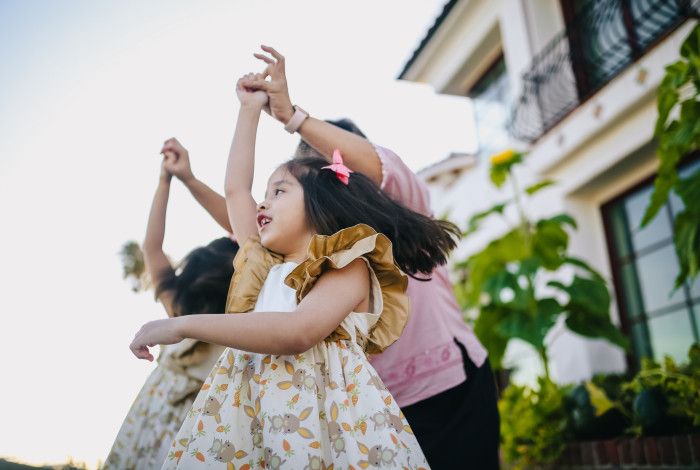Children dancing