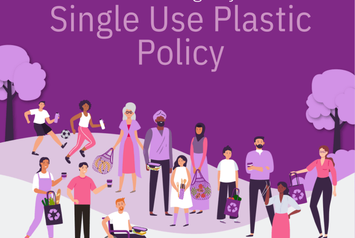 Single Use Plastic Policy cover page