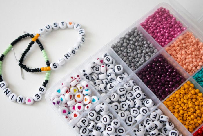 bracelets and beads