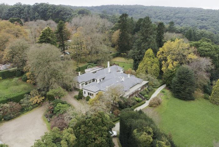 aerial view of Duneira Estate 