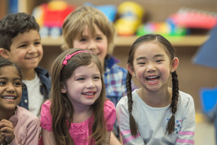 Children smiling