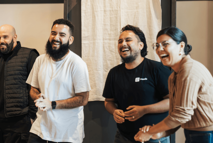 People laughing