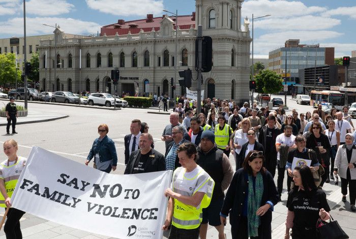 Walk Against Family Violence walk
