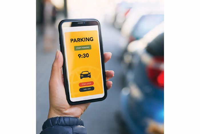 Someone holding a mobile phone