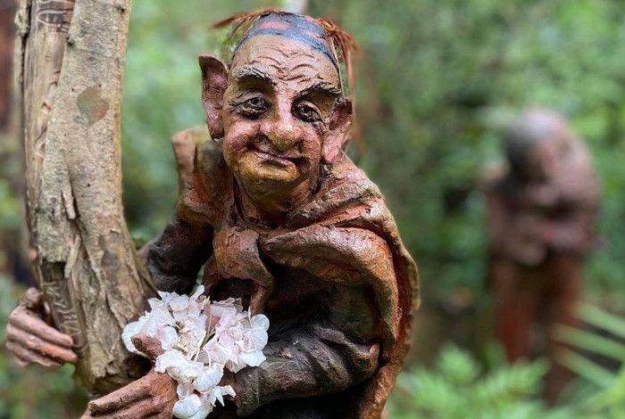 Goblin art sculpture