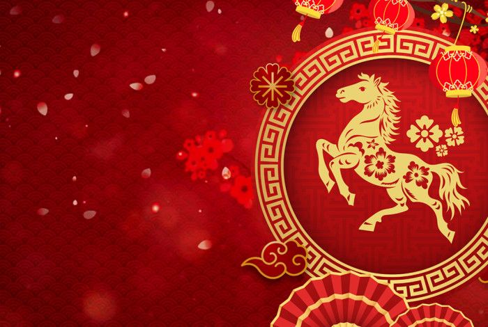 An image with a horse in a red circle