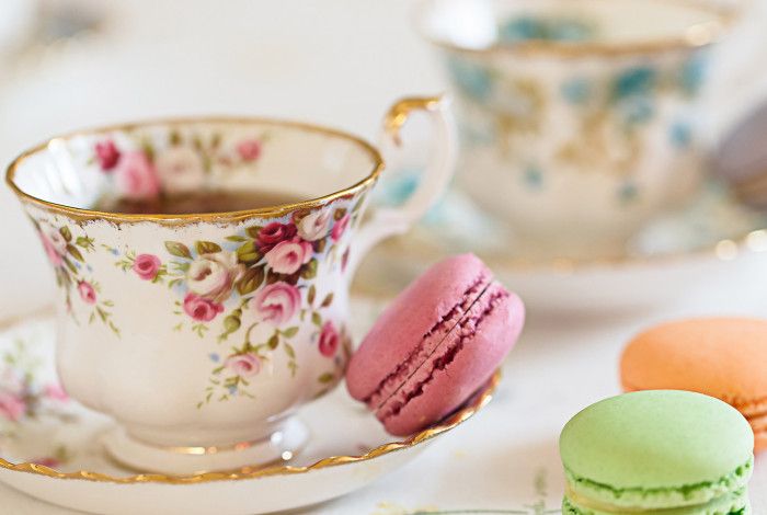 Cup of tea and biscuit