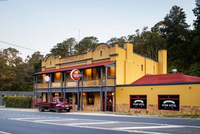 outside of Home Hotel Launching Place